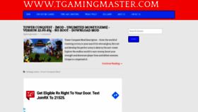 What Tgamingmaster.com website looked like in 2020 (4 years ago)