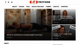What Thefitscene.com website looked like in 2020 (4 years ago)