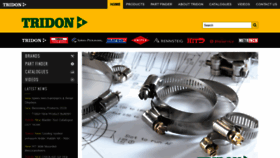 What Tridon.com.au website looked like in 2020 (4 years ago)