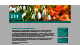 What Trin-verkehrsverein.ch website looked like in 2020 (4 years ago)