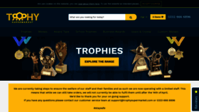 What Trophysupermarket.com website looked like in 2020 (4 years ago)