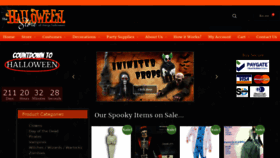 What Thehalloweenstore.co.za website looked like in 2020 (4 years ago)