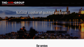What Theaimgroup.ca website looked like in 2020 (4 years ago)