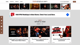 What Trishstratus.com website looked like in 2020 (4 years ago)