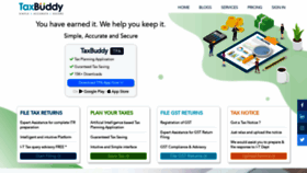What Taxbuddy.com website looked like in 2020 (4 years ago)