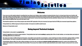 What Timingsolution.com website looked like in 2020 (4 years ago)