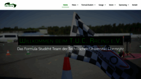 What Tuc-racing.de website looked like in 2020 (4 years ago)