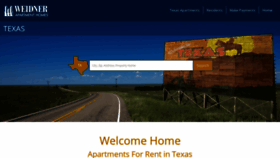 What Texas.weidner.com website looked like in 2020 (4 years ago)