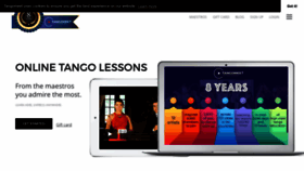 What Tangomeet.com website looked like in 2020 (4 years ago)