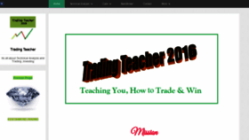 What Tradingteacher.in website looked like in 2020 (4 years ago)