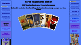What Tarot-tageskarte.de website looked like in 2020 (4 years ago)