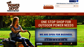What Themowerdepot.com website looked like in 2020 (4 years ago)
