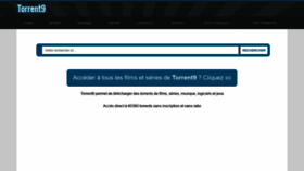 What Torrent9-site.fr website looked like in 2020 (4 years ago)