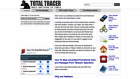 What Totaltracer.com website looked like in 2020 (4 years ago)