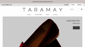 What Taramaydesign.com website looked like in 2020 (4 years ago)