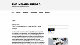 What Theindiansabroad.com website looked like in 2020 (4 years ago)