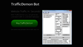 What Trafficdemonbot.com website looked like in 2020 (4 years ago)