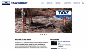What Taazgroup.com website looked like in 2020 (4 years ago)
