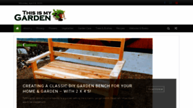 What Thisismygarden.com website looked like in 2020 (4 years ago)