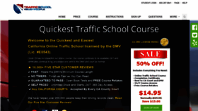 What Trafficschool4busypeople.com website looked like in 2020 (4 years ago)
