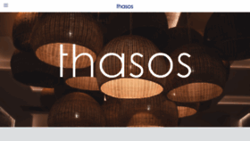What Thasosrestaurant.com website looked like in 2020 (4 years ago)