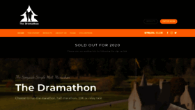 What Thedramathon.com website looked like in 2020 (4 years ago)