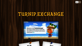 What Turnip.exchange website looked like in 2020 (4 years ago)