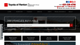 What Toyotaofrenton.com website looked like in 2020 (4 years ago)