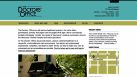 What Thedoctorsofficevancouver.com website looked like in 2020 (4 years ago)