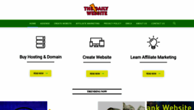 What Thedailywebsite.com website looked like in 2020 (4 years ago)