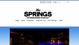 What Thespringsid.com website looked like in 2020 (4 years ago)