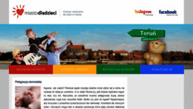 What Torundladzieci.pl website looked like in 2020 (4 years ago)