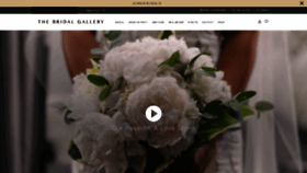 What Thebridalgallery.com website looked like in 2020 (4 years ago)