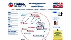 What Tesasecurite.fr website looked like in 2020 (4 years ago)