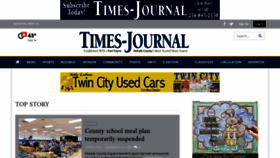 What Times-journal.com website looked like in 2020 (4 years ago)