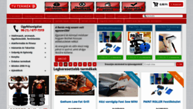 What Tvtermek.hu website looked like in 2020 (4 years ago)