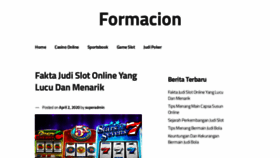 What Tuitformacion.com website looked like in 2020 (4 years ago)