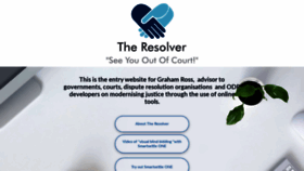 What Theresolver.com website looked like in 2020 (4 years ago)