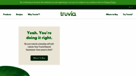 What Truvia.com website looked like in 2020 (4 years ago)
