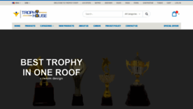 What Trophyhouse.co website looked like in 2020 (4 years ago)