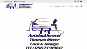 What Tr-lackdesign.de website looked like in 2020 (4 years ago)