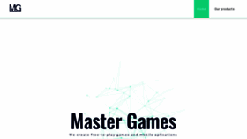 What Themastergames.com website looked like in 2020 (4 years ago)
