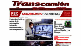 What Transcamion.es website looked like in 2020 (4 years ago)