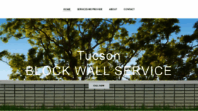 What Tucsonblockfence.com website looked like in 2020 (4 years ago)