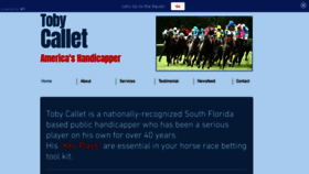 What Tobycallet.com website looked like in 2020 (4 years ago)