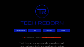 What Techreborn.ovh website looked like in 2020 (4 years ago)