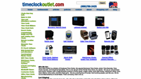 What Timeclockoutlet.com website looked like in 2020 (4 years ago)