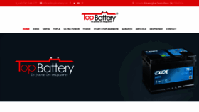 What Topbattery.ro website looked like in 2020 (4 years ago)