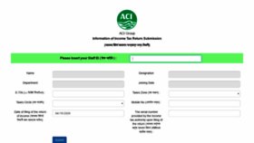 What Taxreturn.aci-bd.com website looked like in 2020 (4 years ago)