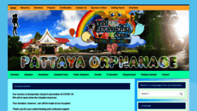 What Thepattayaorphanage.org website looked like in 2020 (4 years ago)